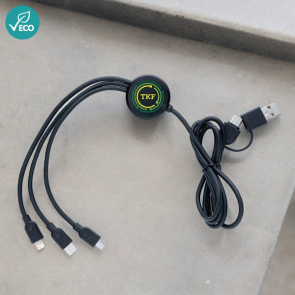 RCS Recycled TPE And Recycled Plastic 6-in-1 Cable