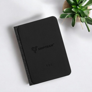Trackmate RCS rpolyester passport holder worldwide locating