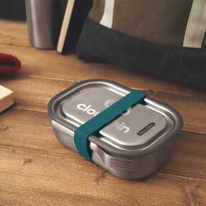 Black+Blum Stainless Steel Large Lunch Box With Fork