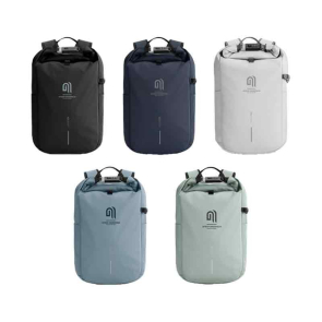 Urban Water Resistant Anti-theft Roll Top Backpack with Combination Lock 26L