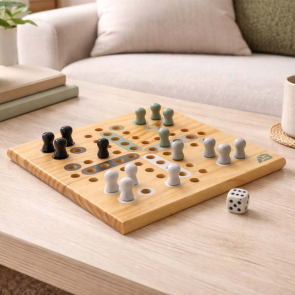 Wooden Ludo Game
