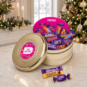 Gold Treat Tin Filled with Heroes 
