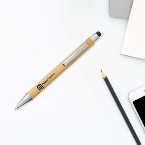 Bamboo And Plastic Ballpen