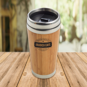 The Braxted Bamboo Double Walled Travel Mug 400 ml