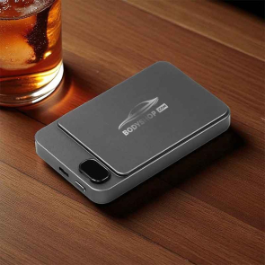 Recycled Aluminium Wireless Power Bank 5000mAh (Express Delivery)