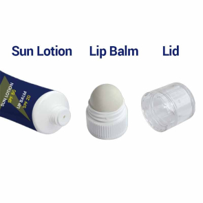 SPF30 Sun Lotion (20ml) & SPF20 Lip Balm with Lanyard Cut-Out