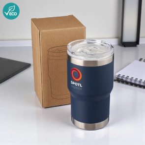 Recycled Double Walled Travel Mug 350ml made from Stainless Steel 