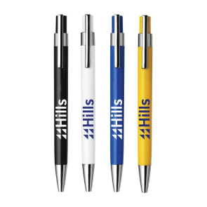 Plastic Ballpen with Metal Clip