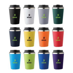 Coloured Stainless Steel Double Walled Travel Mug 350ml