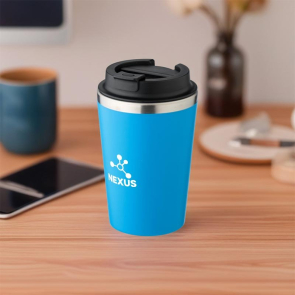 Coloured Stainless Steel Double Walled Travel Mug 350ml