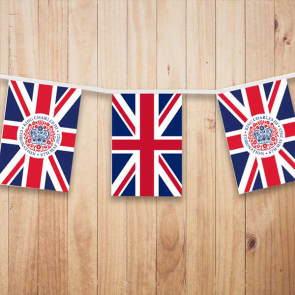 A4 Rectangular Outdoor Bunting King's Coronation or Union Jack