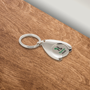 Wishbone Trolley Coin Keyring