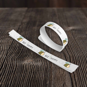 Printed Seeded Wristbands 