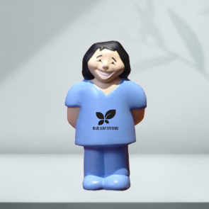 Female Nurse Shaped Stress Ball