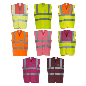 Yoko Hi-Vis Two Band and Braces Waistcoat