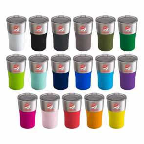Colour Pop Recycled Stainless Steel Drinking Mug 450ml
