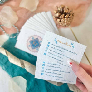 Seeded Business Cards