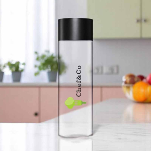 Aqua Water Bottle With Screw Top Lid