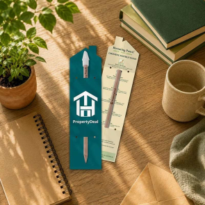 Blooming Pencil with House Shaped Backing Card