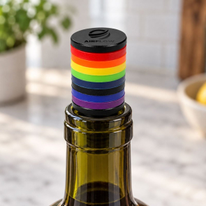 Rainbow Wine Stopper and Glass Markers