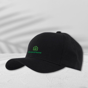 100% Recycled Polyester 6 Panel Cap With Silver Buckle Adjuster