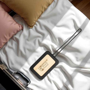 Recycled Bamboo Luggage Tag