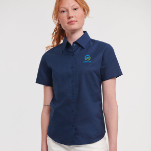 Women's Short Sleeve Oxford Shirt