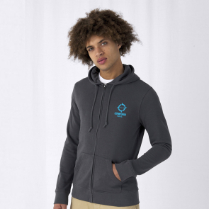 B&C Organic Zipped Hood