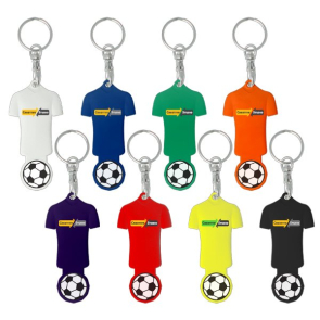 Shirt Shaped Trolley Stick Keyring