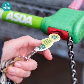 Trolley Stick Oval Keyring