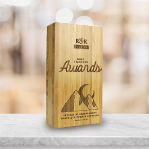 Bamboo Oblong Award 95 x 175 x 40mm