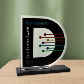 Bespoke Freestanding Recycled Acrylic Awards 150mm X 250mm With Acrylic Base