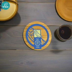 NFC Bamboo Coasters