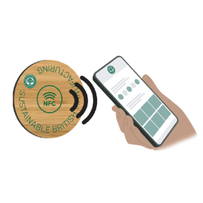 NFC Bamboo Coasters