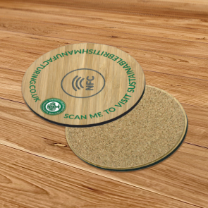 NFC Bamboo Coasters