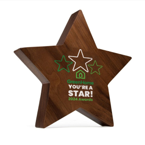 Real Wood Star Award 160mm