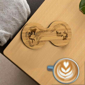 Double Bamboo Coaster