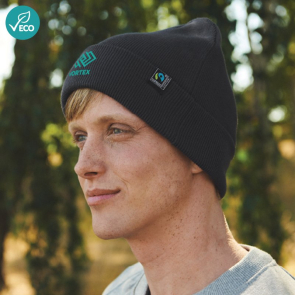 Neutral Fairtrade & Organic Cotton Double Layer Classic Beanie