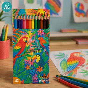 BIC® Kids Evolution® Colouring Set of 12 Pencils