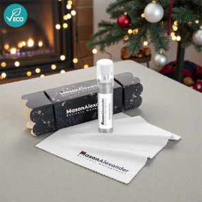 2 Piece Screen Cleaning Christmas Cracker Gift Set