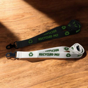 Eco Friendly R-PET Screen Printed Lanyard