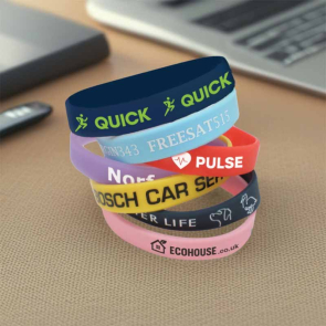 Pantone Matched Silicon Wristband with NFC
