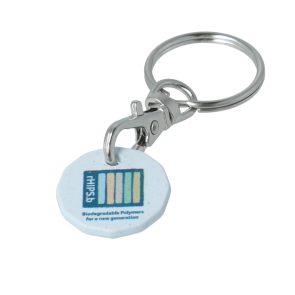 Trolley Coin Keyring