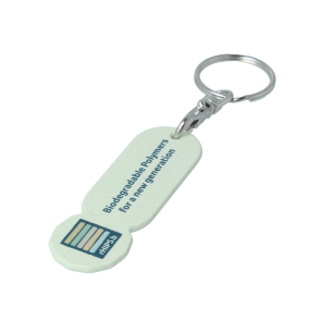 Trolley Stick Oblong Keyring