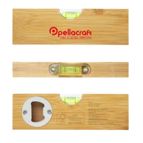 Flush Bamboo Spirit Level With Bottle Opener