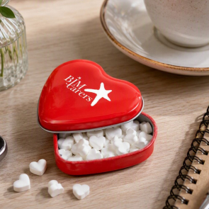 Heart Shaped Mint Tin 23g