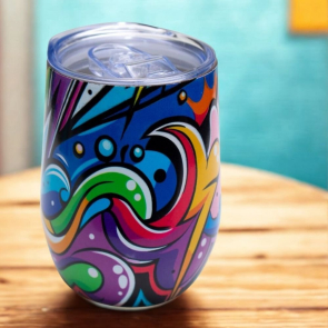 Tulip Steel Tumbler with Edge Printing 330ml