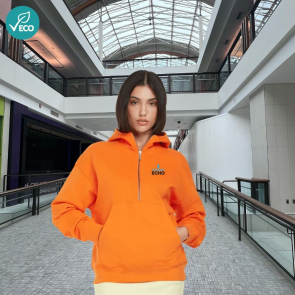 Earth Positive® Women's Half Zip Hoodie