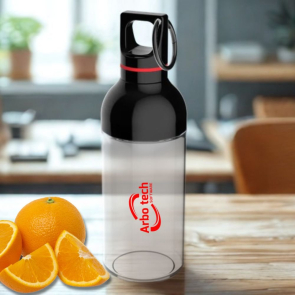 Colour Pop Clear Water Bottle 600ml