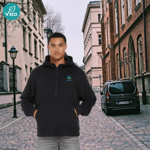 Earth Positive® Men's Half Zip Hoodie